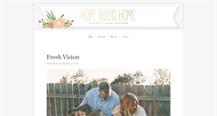 Desktop Screenshot of hopefilledhome.com